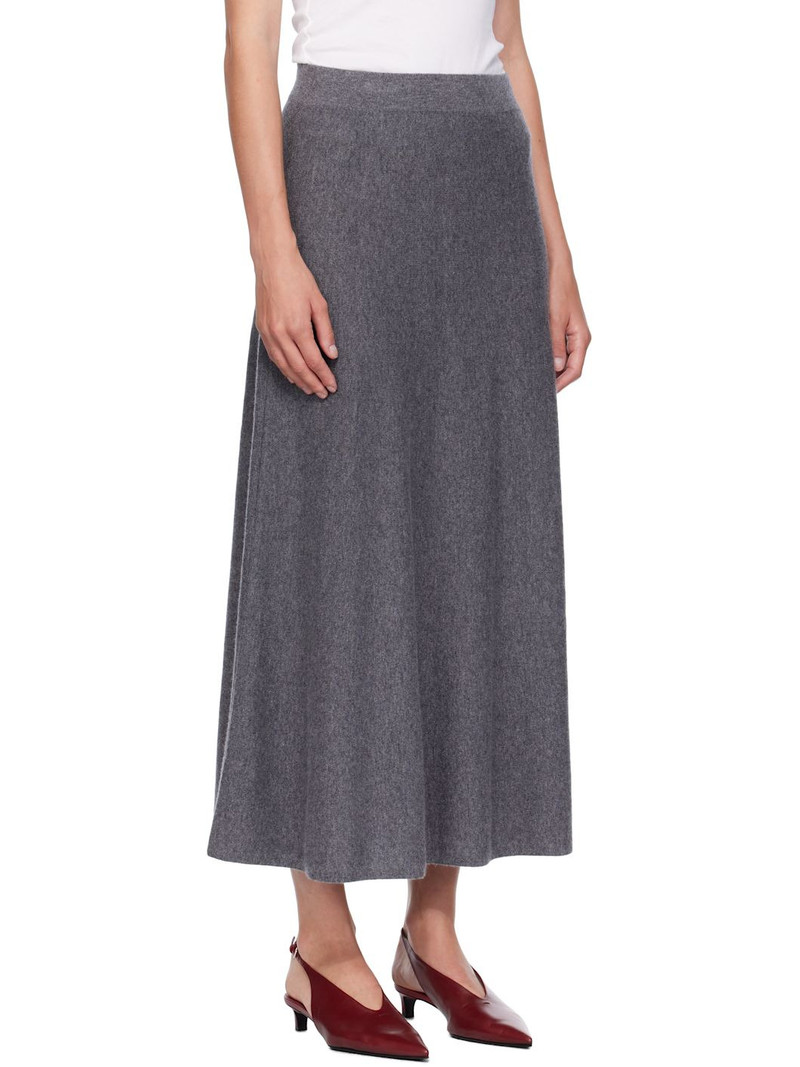 Gray Torie Midi Skirt 2