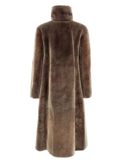 GIORGIO ARMANI shearling coat outlook