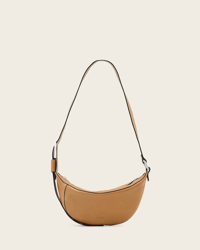 LUNA SLOUCHY LEATHER CROSSBODY BAG - 1