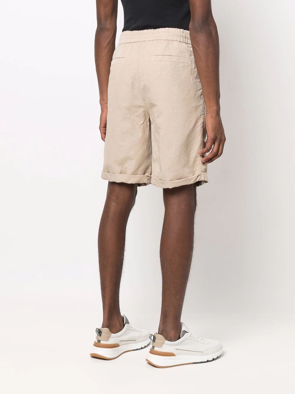 drawstring chino shorts - 4