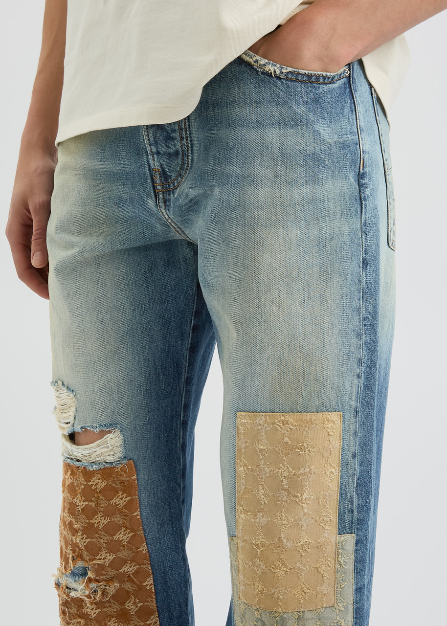 Amiri Ma Quad Artpatch Straight-leg Jeans - 5