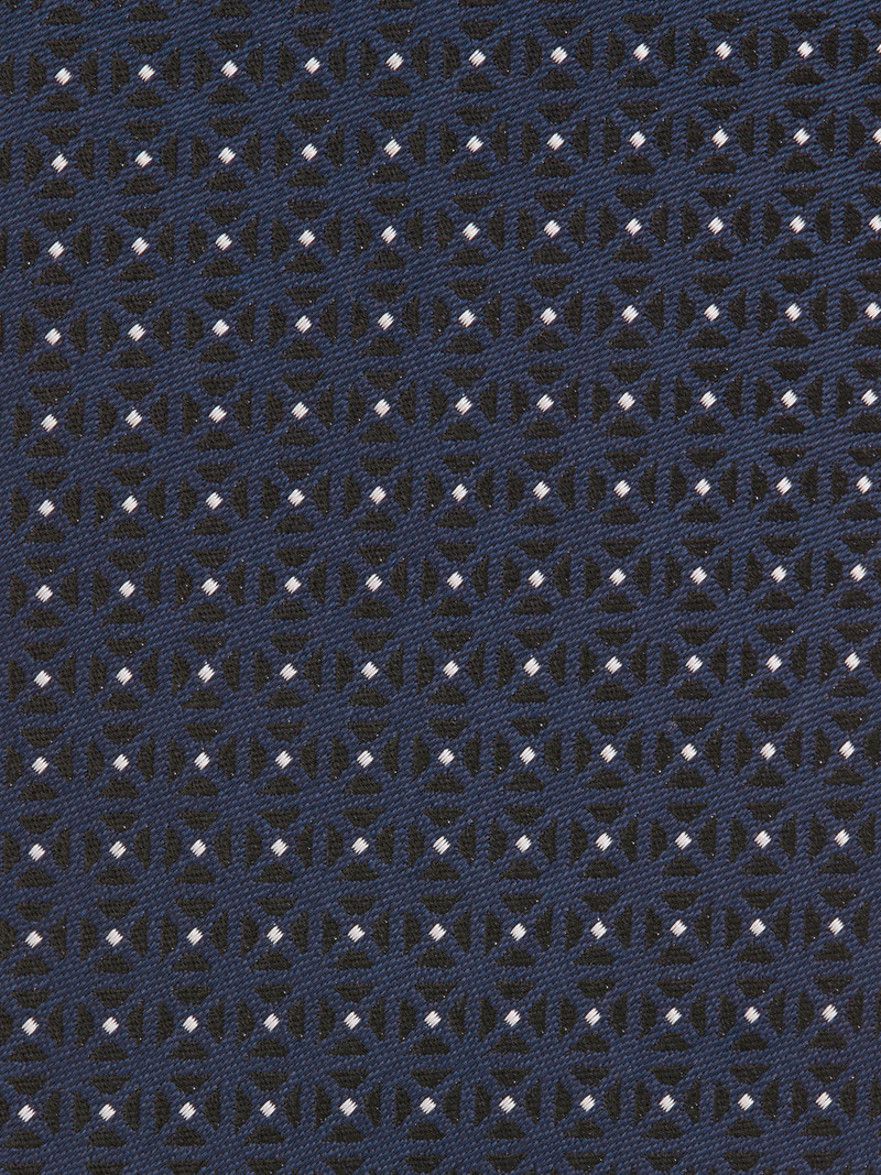 ZEGNA DARK BLUE SILK TIE outlook
