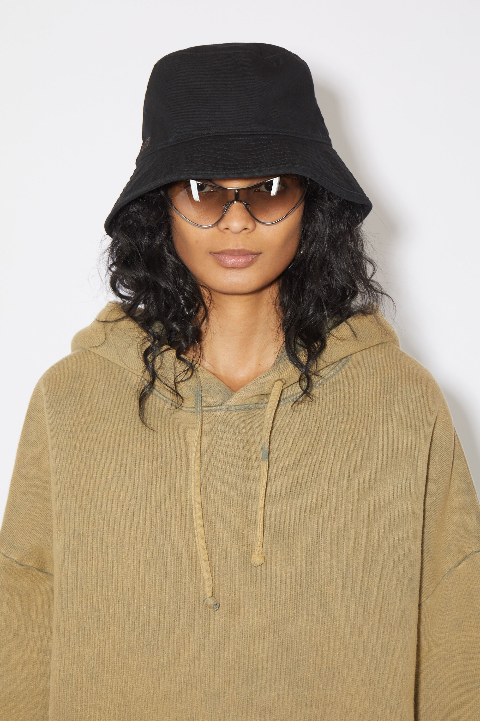 Twill bucket hat - Black - 2