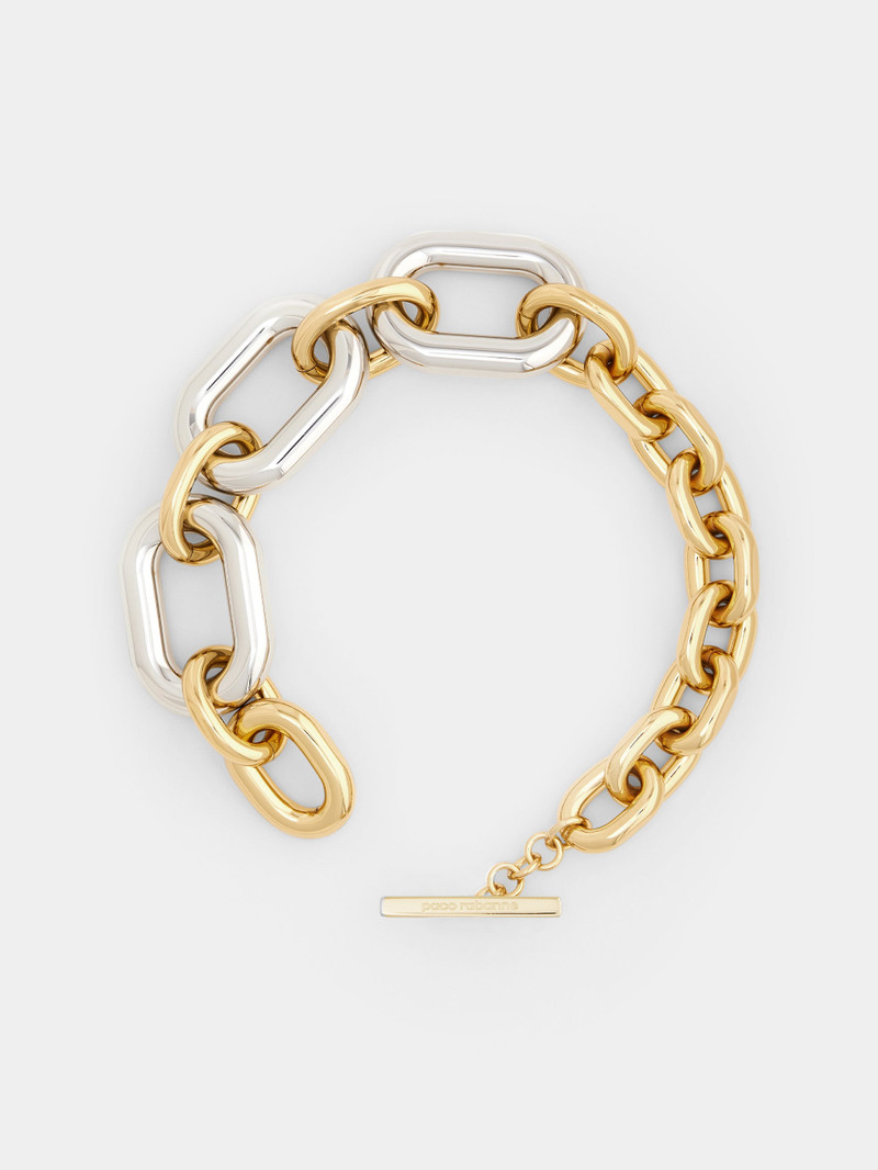 GOLD AND SILVER OVERSIZED XL LINK NECKLACE 1