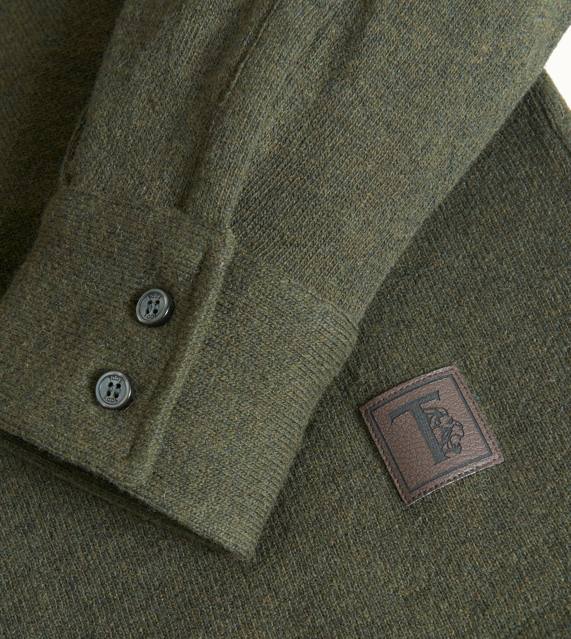 SHIRT IN MIXED WOOL - GREEN - 6