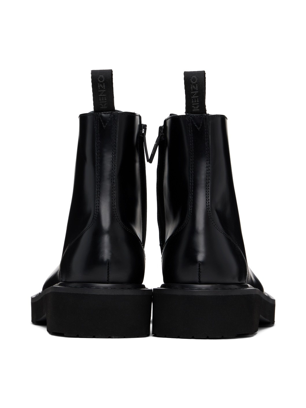 KENZO Black Kenzo Paris 'KENZO Ukio' Boots | ssense | REVERSIBLE