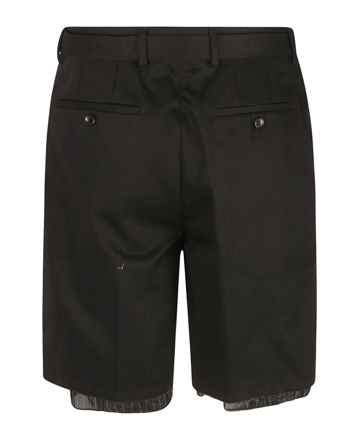 Raw Edges Tailored Shorts - 2