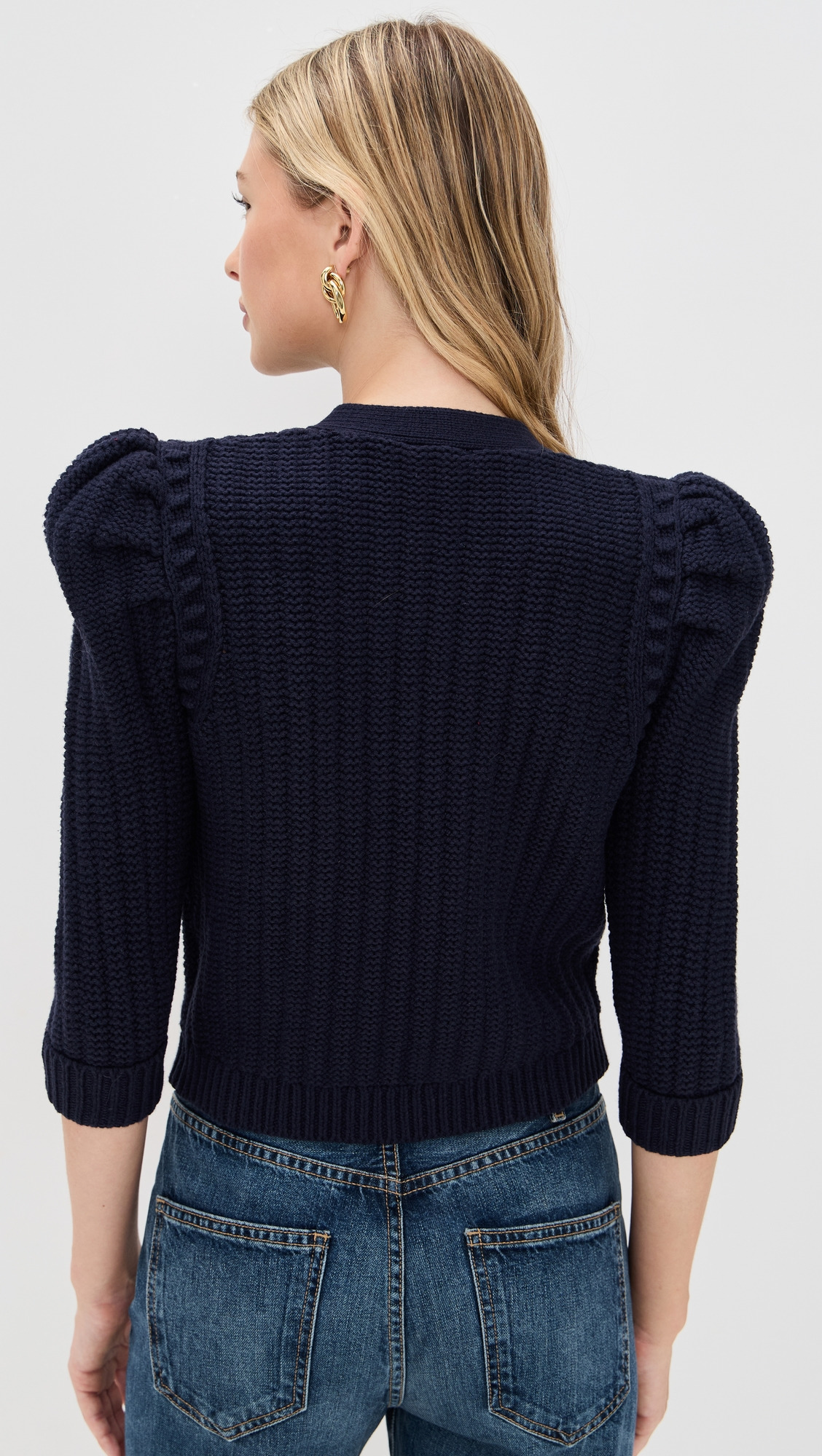 Delilah Crop Textured Cardigan - 2