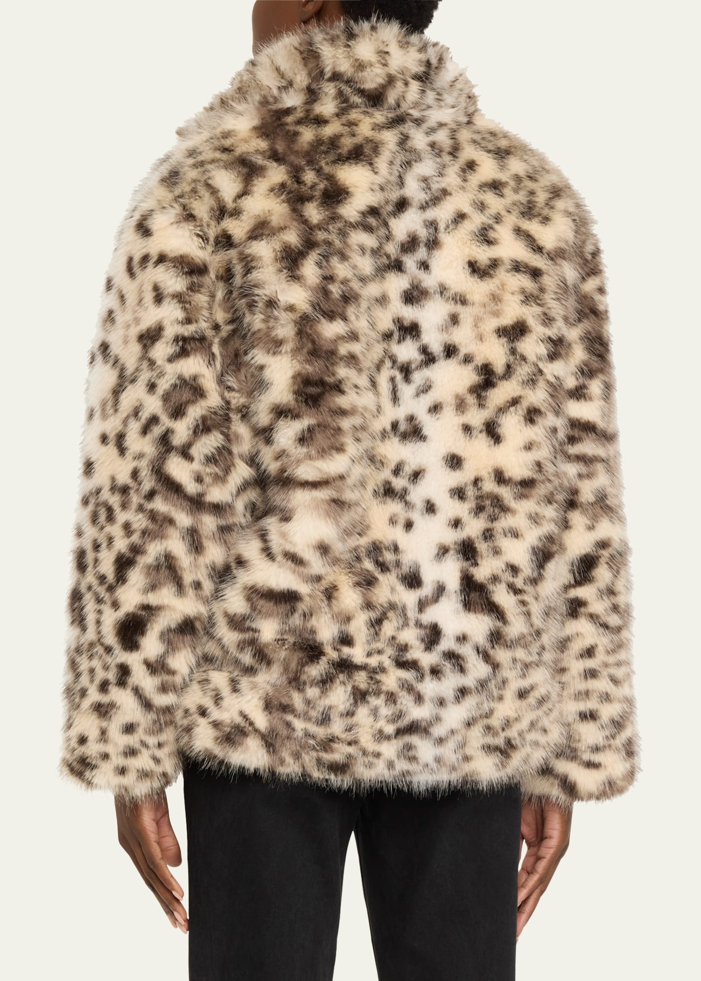 Leopard Faux-Fur Coat - 3