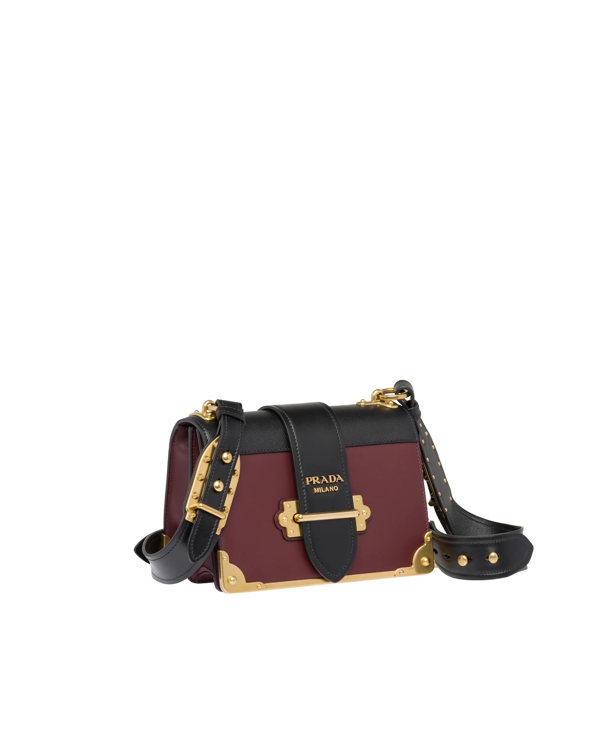 Leather Prada Cahier Bag - 3