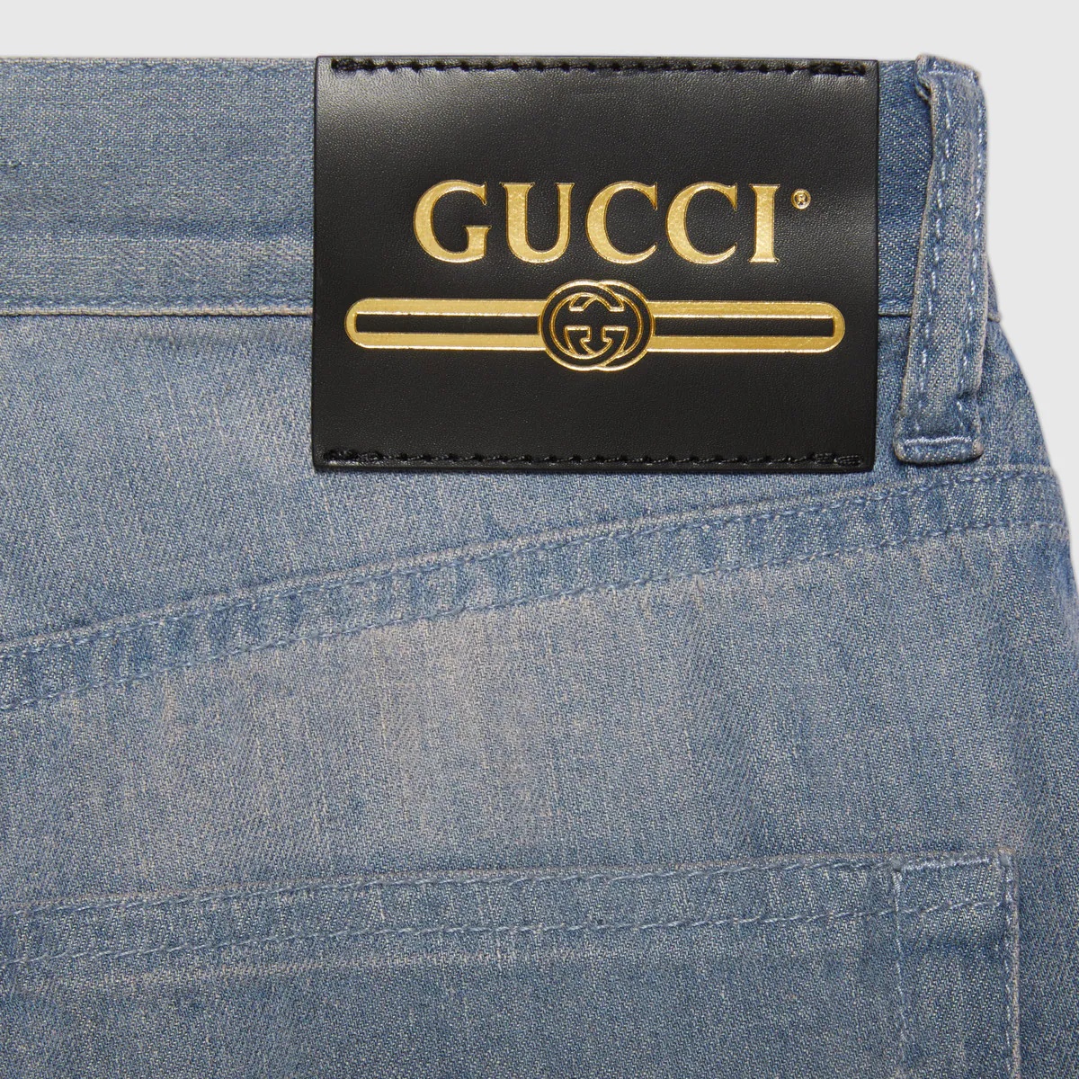Eco washed organic denim flare pant - 7
