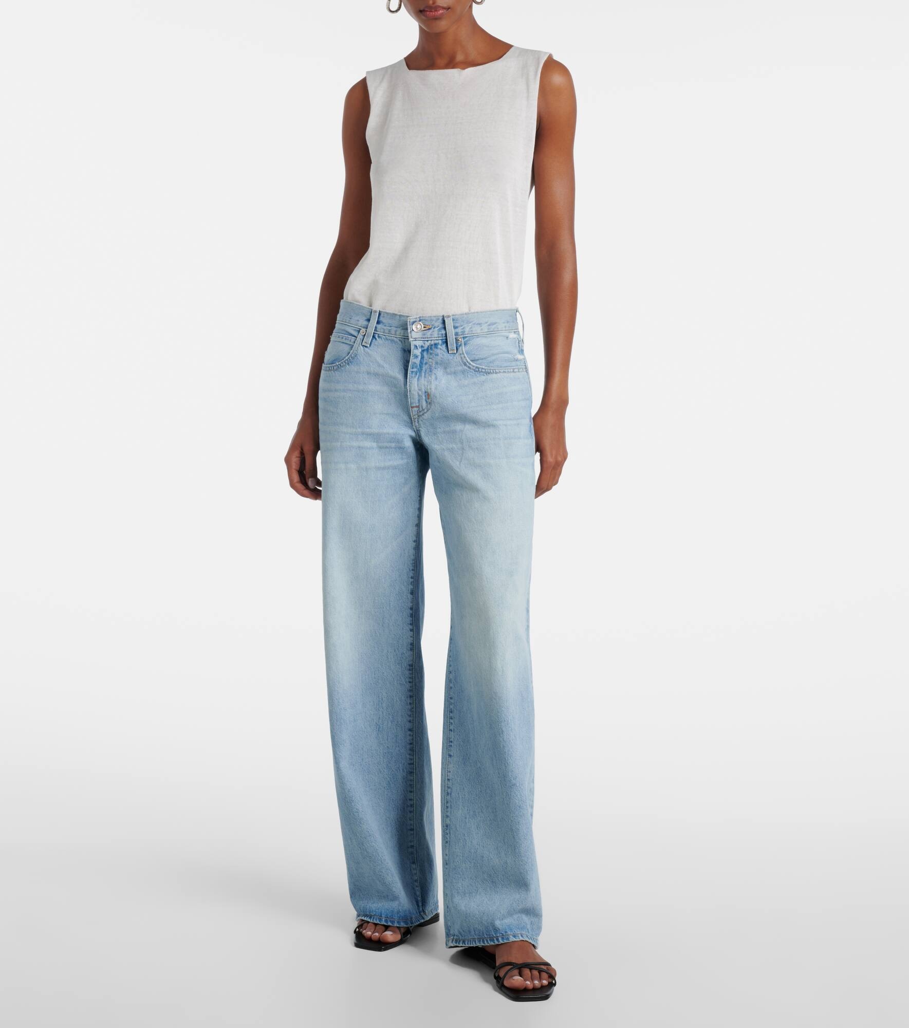 Mica wide-leg jeans - 7