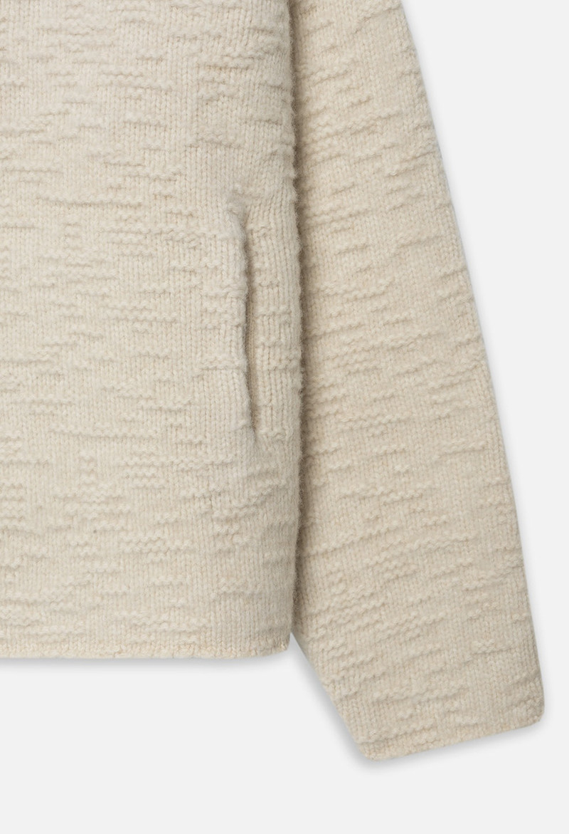 GLITCH JACQUARD PONCHO 7