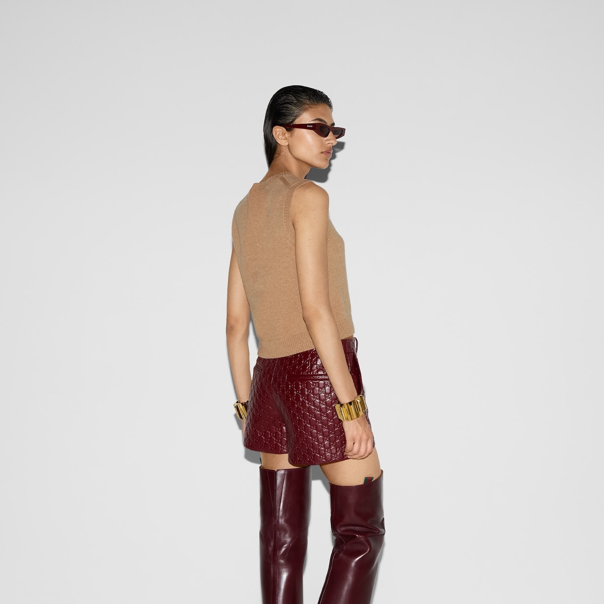 Wool and cashmere tank top - 4
