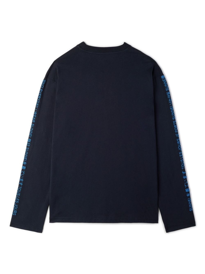 SUNNEI logo-embroidered T-shirt outlook