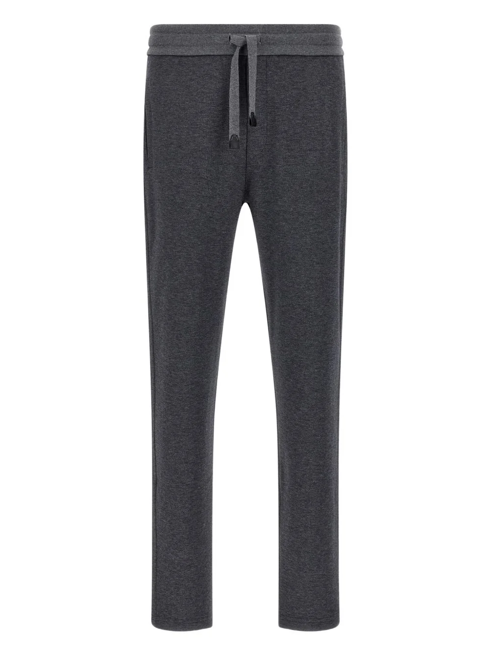 piqué elastic-waistband joggers - 1