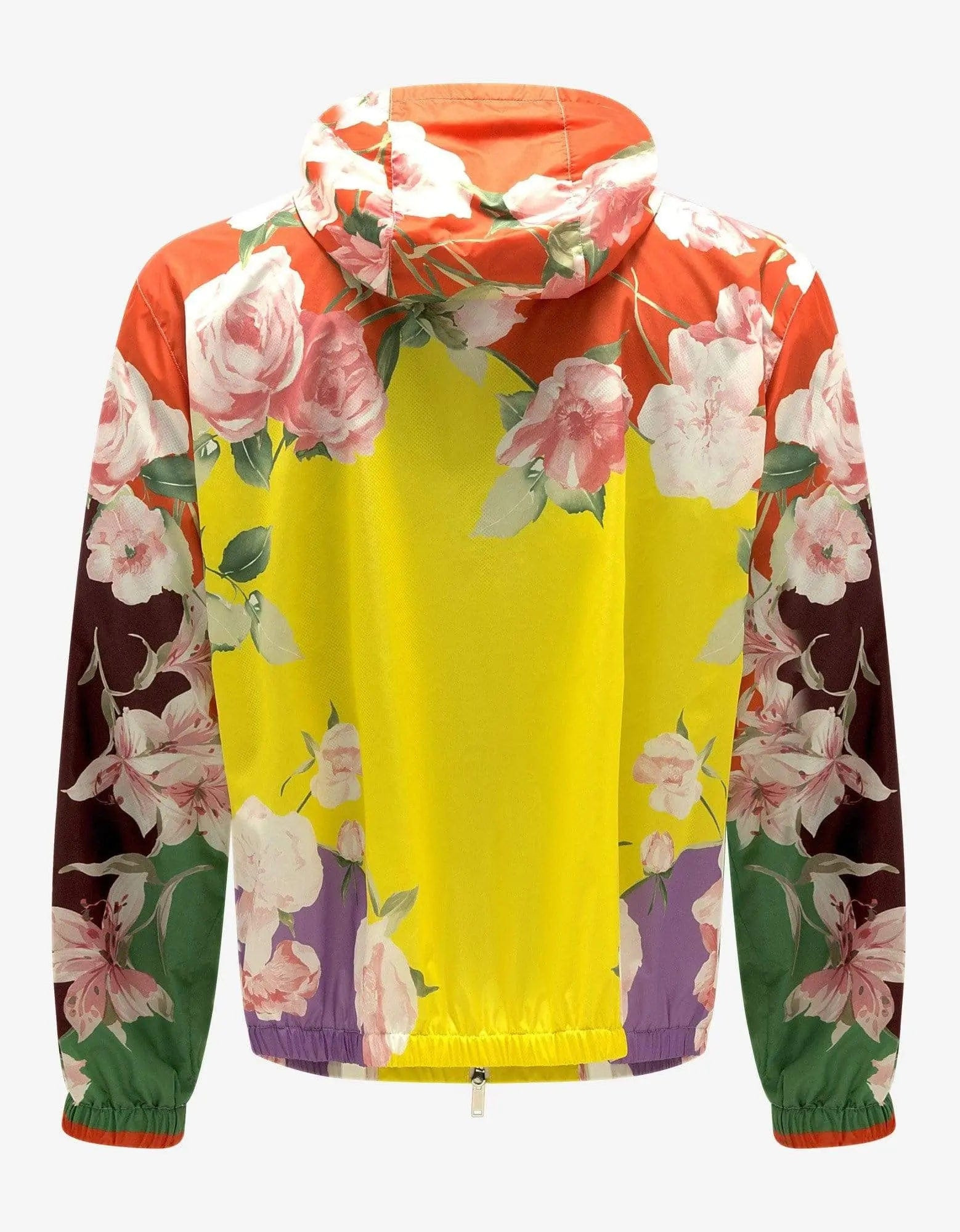 Valentino Flying Flowers Print Nylon Windbreaker - 2