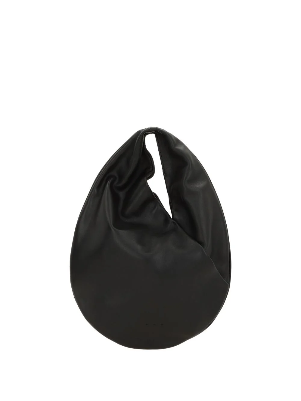 mini Ora circle-handle calfskin tote bag - 1