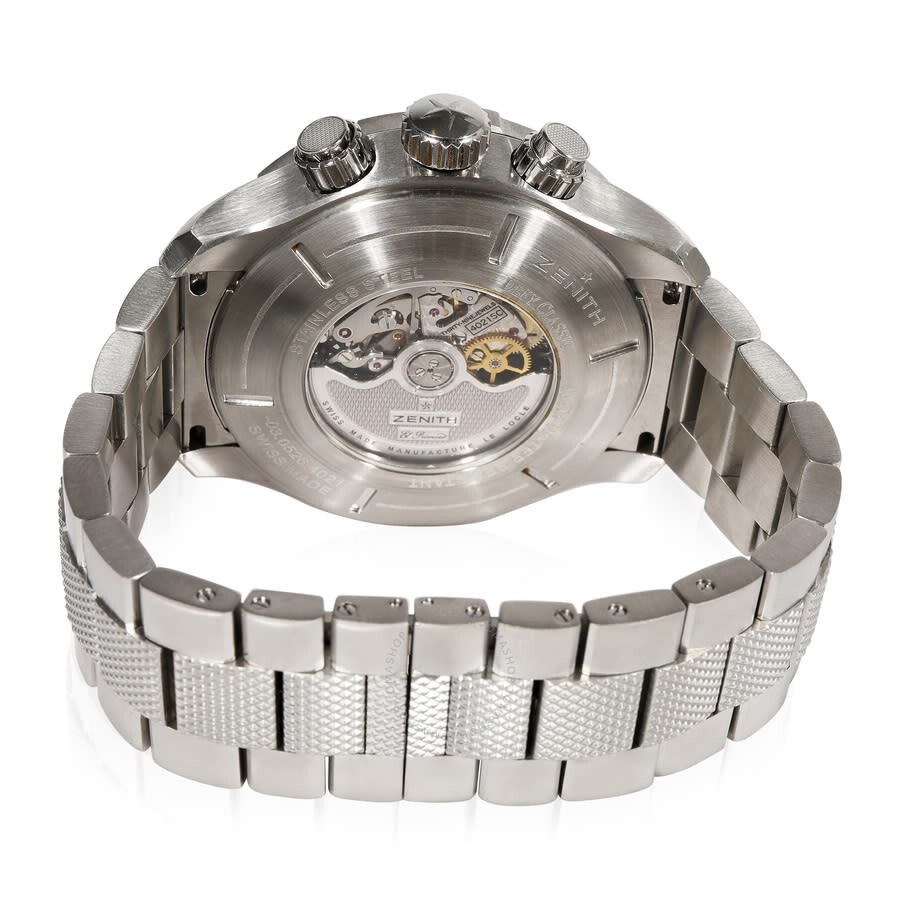 Pre-owned Zenith Defy Classic Chronograph Hand Wind Black Dial Men's Watch 03.0526.4021 - 4