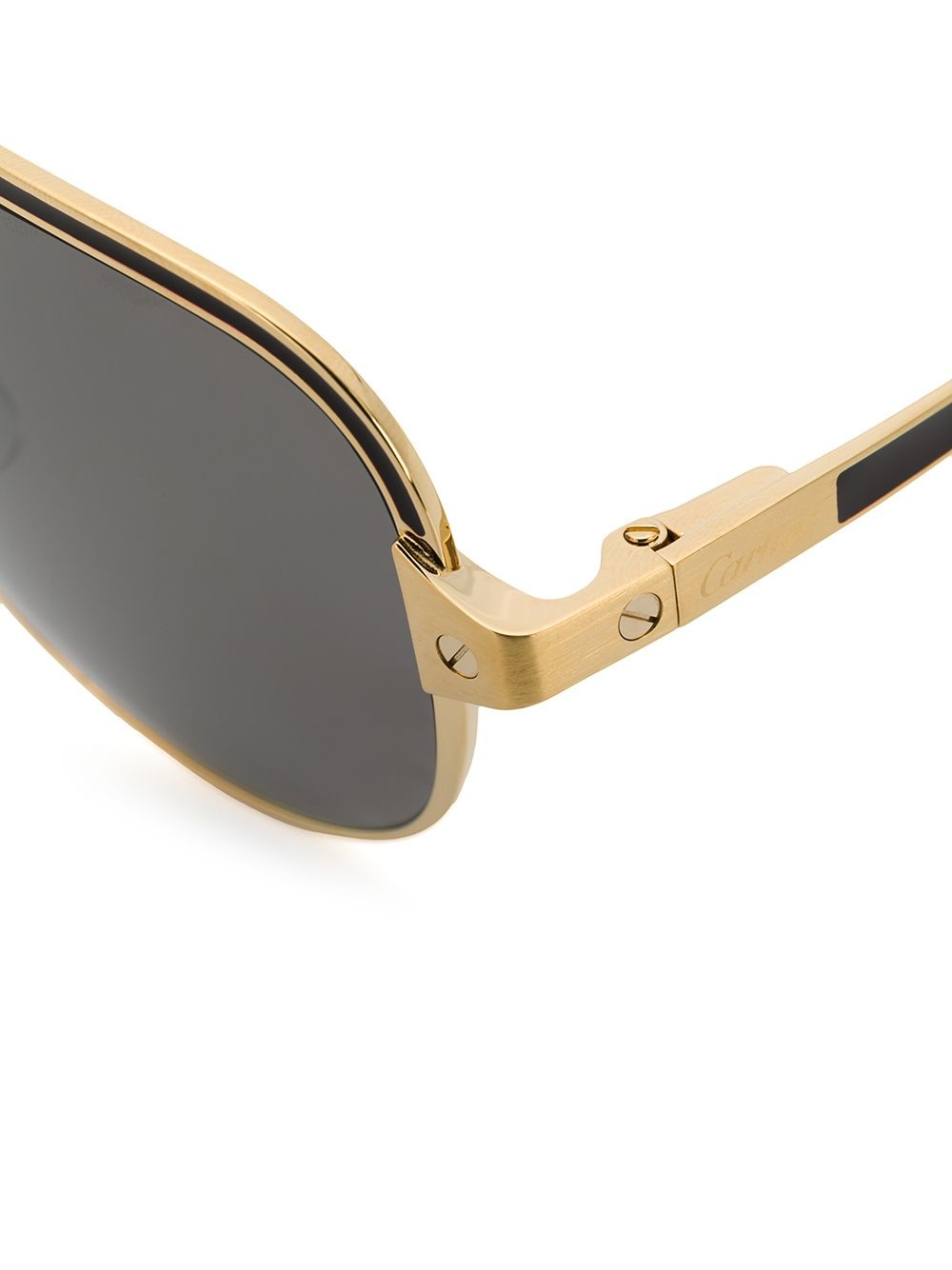 Santos de Cartier aviator-frame sunglasses - 3