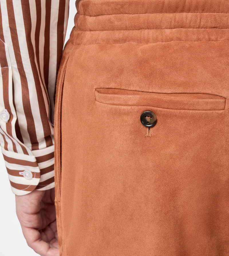 PANTS IN PASHMY SUEDE - ORANGE 6