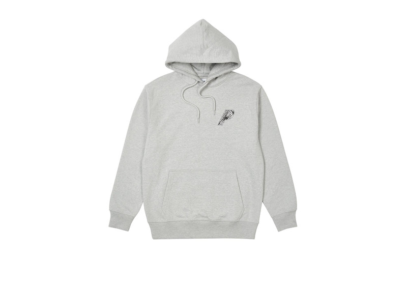 PALACE P-3 SNAKE APPLIQUE HOOD GREY MARL outlook