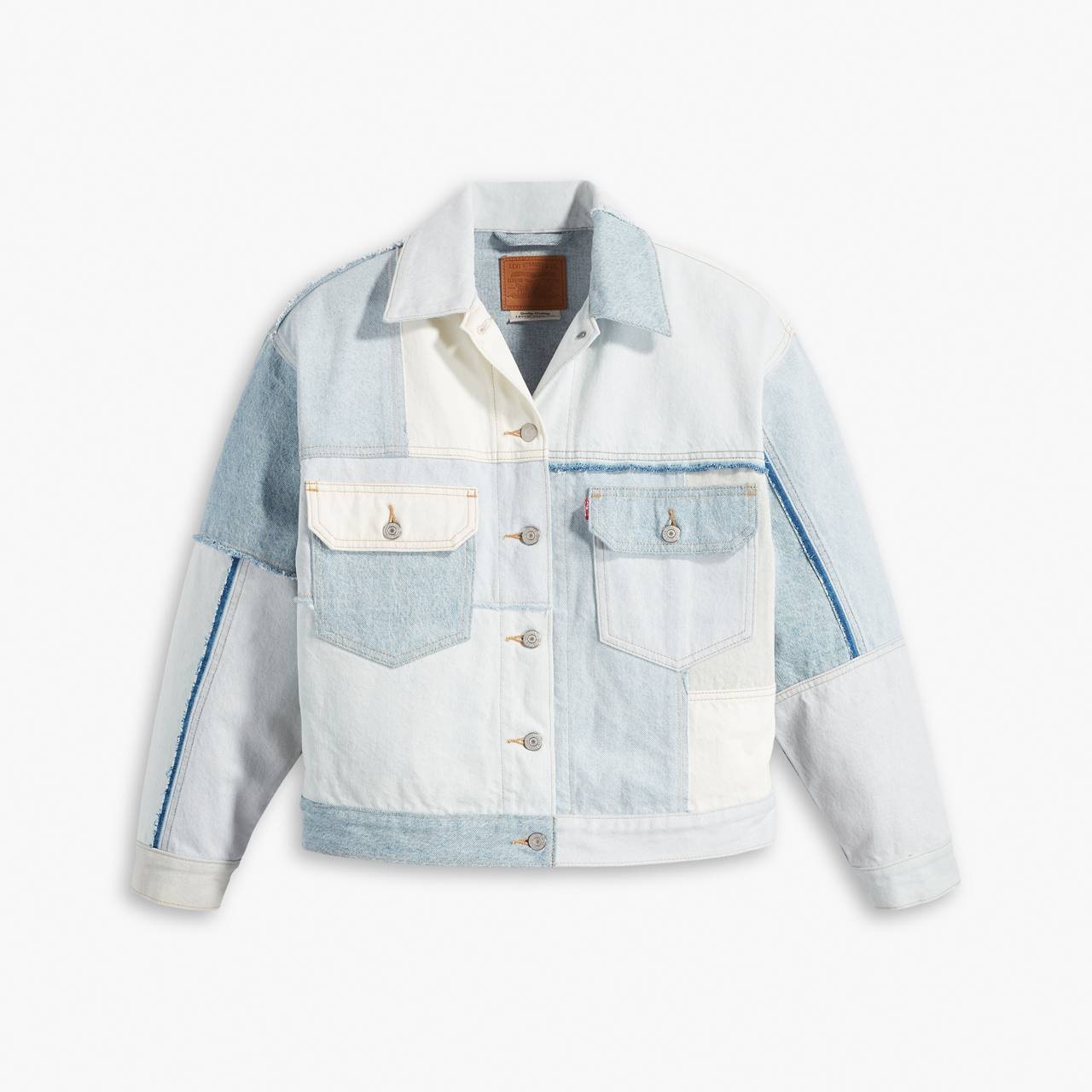 90S PIECED TRUCKER JACKET - 5