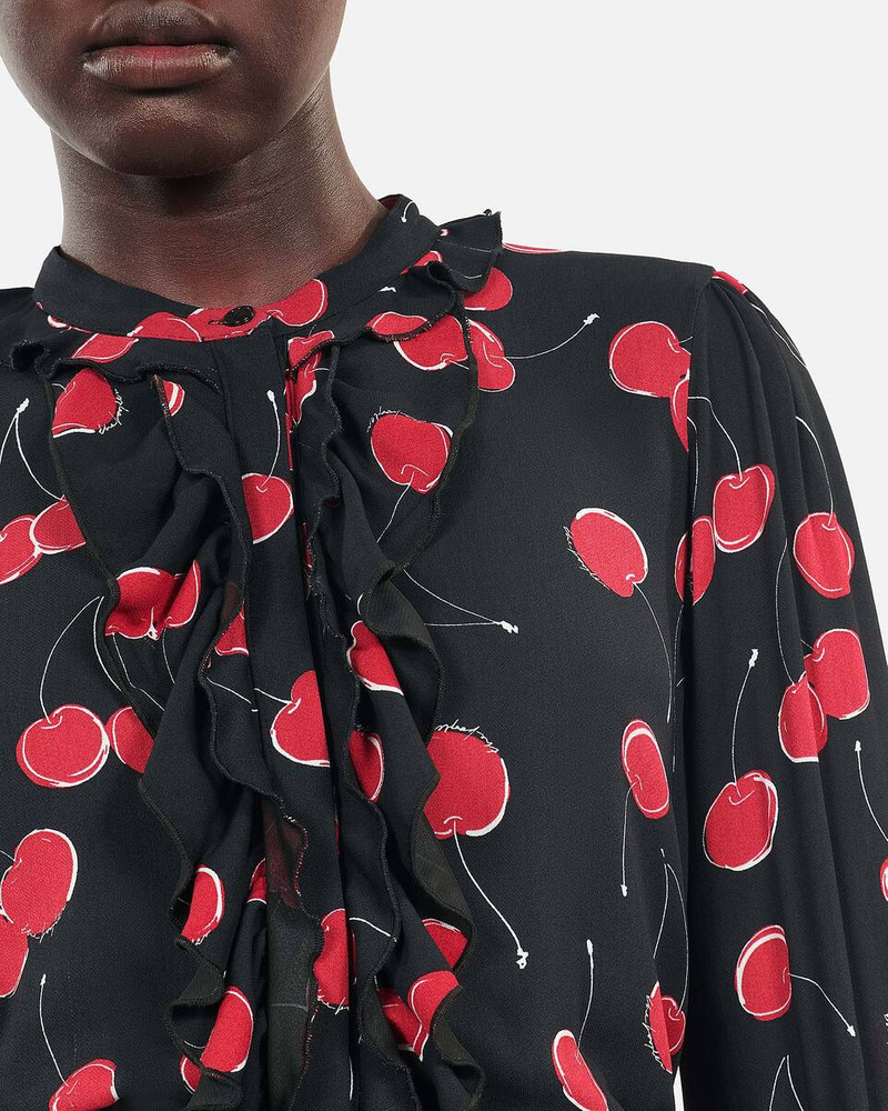 SHORT CHERRY PRINTED DRESS 6