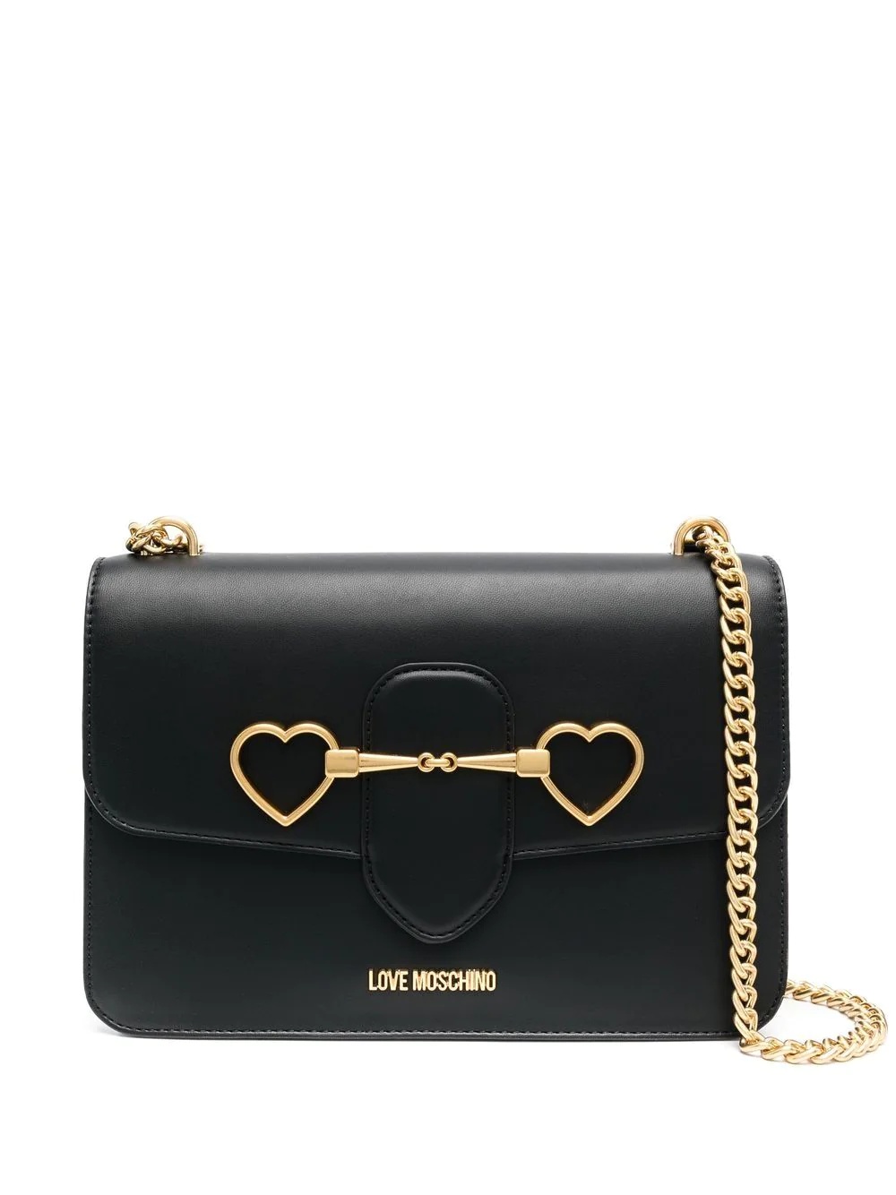 heart logo-plaque crossbody-bag - 1