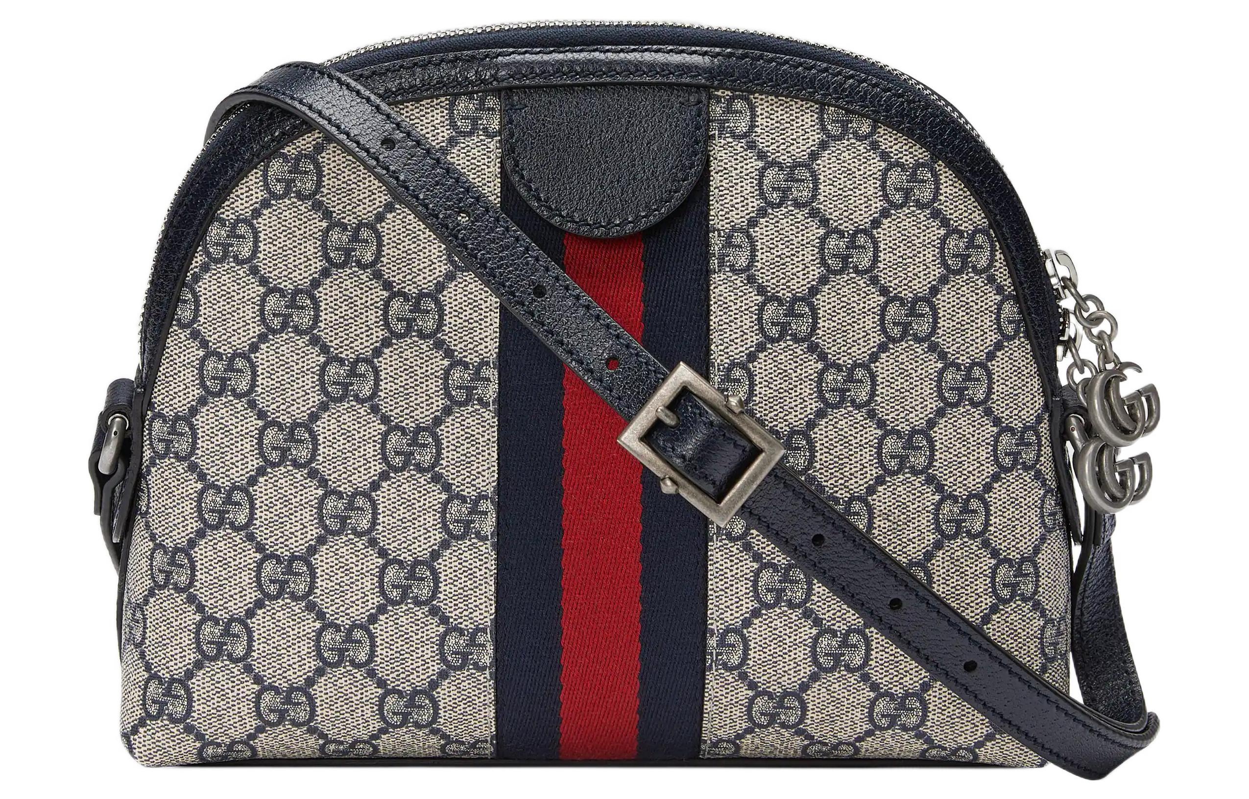 (WMNS) Gucci Ophidia GG Small Shoulder Bag 'Beige Blue' 499621-K05NN-4076 - 4