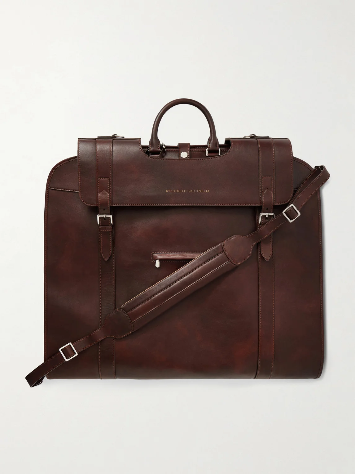 Leather Suit Carrier - 1