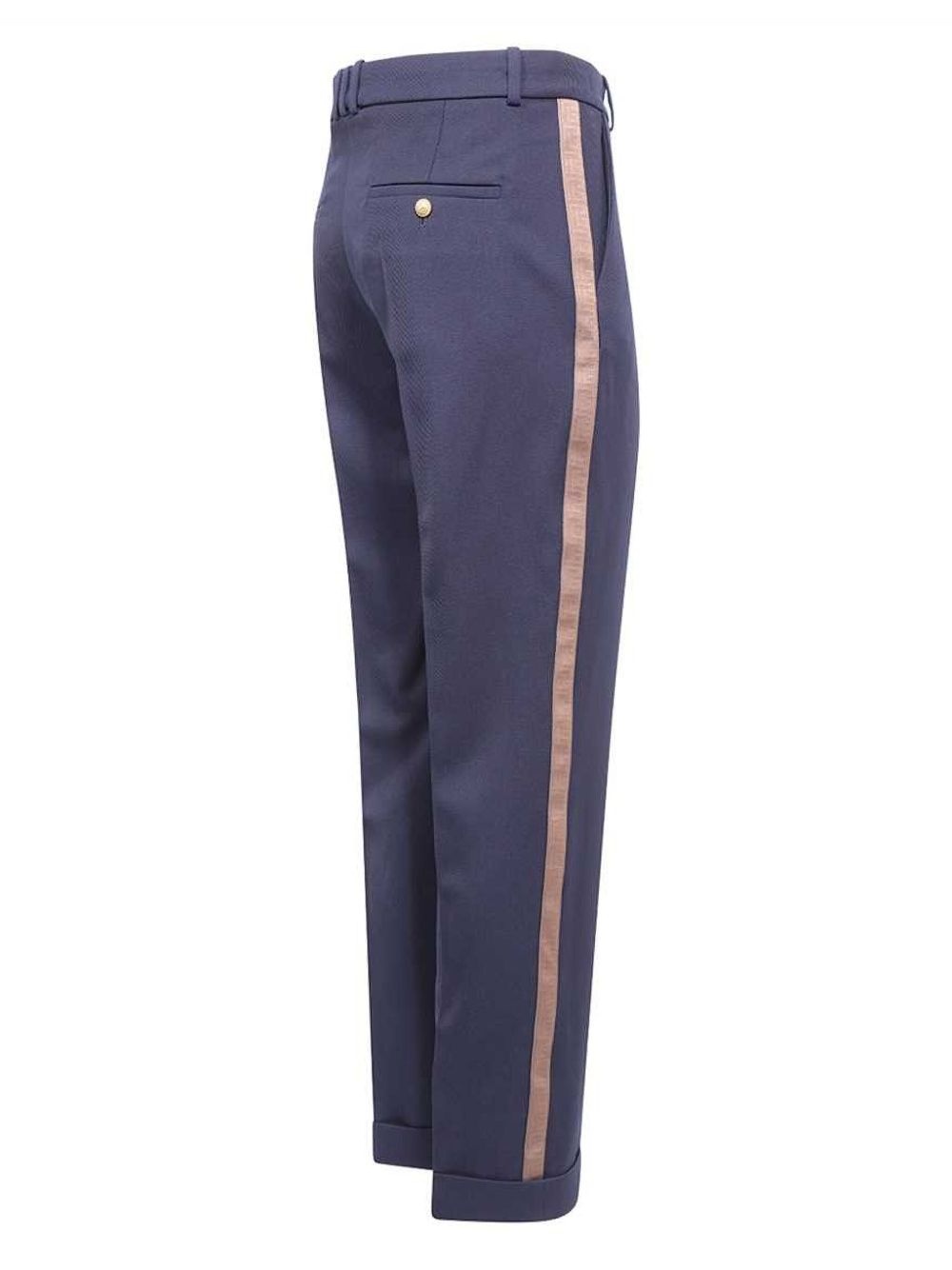 logo-tape trousers - 2