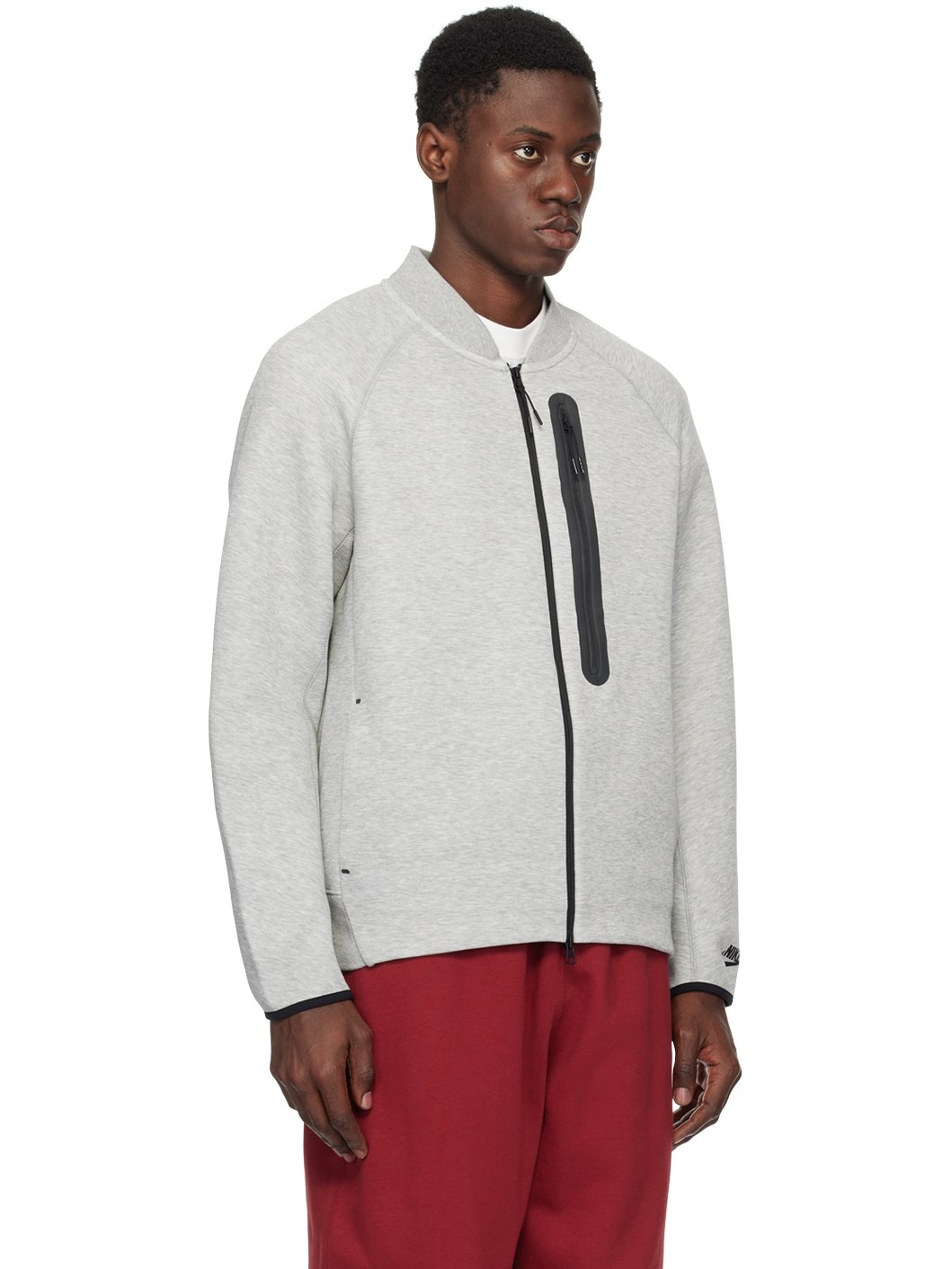 Gray Zip Sweatshirt - 2