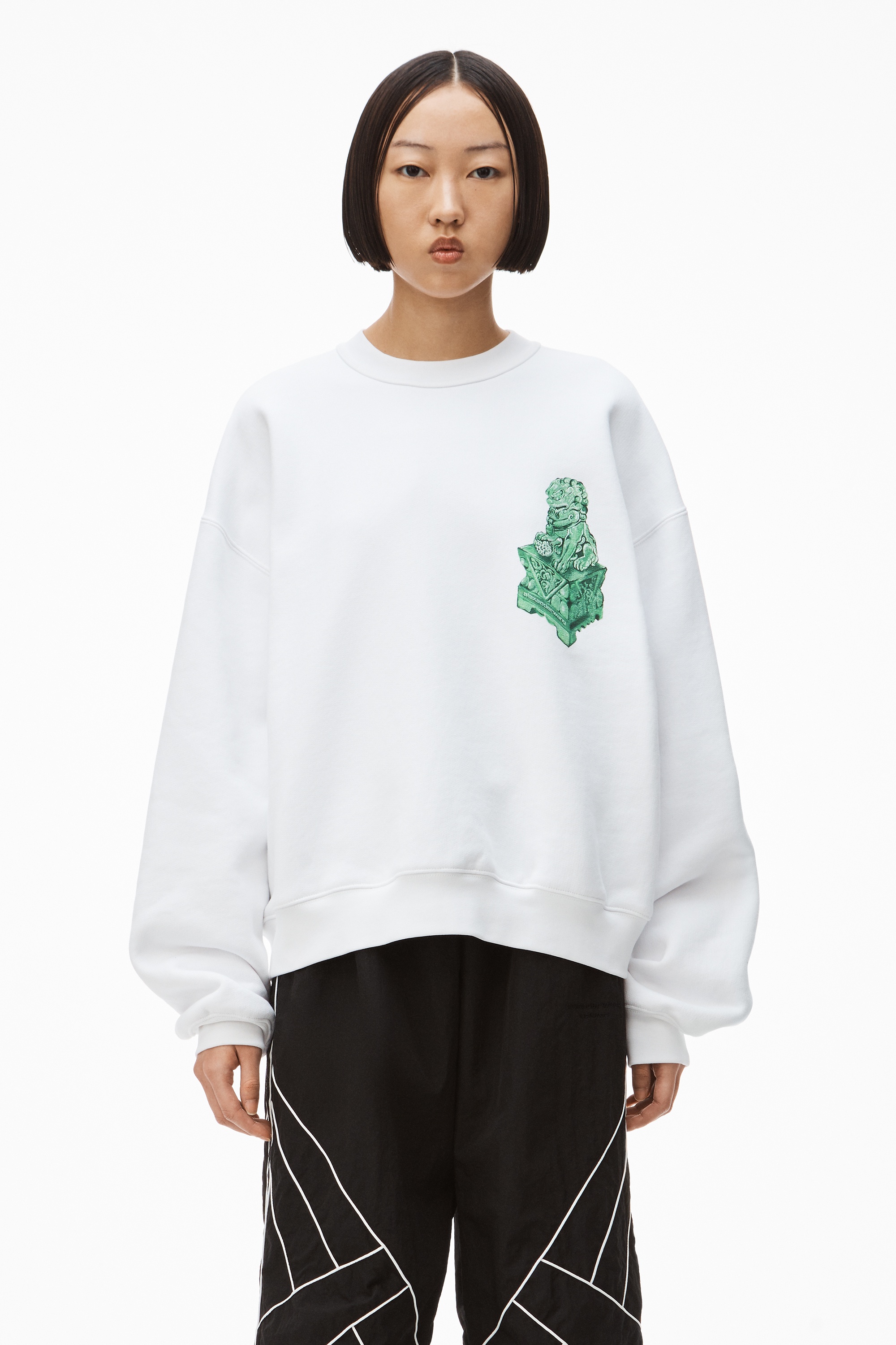 GRAPHIC CREWNECK SWEATSHIRT IN TERRY - 2