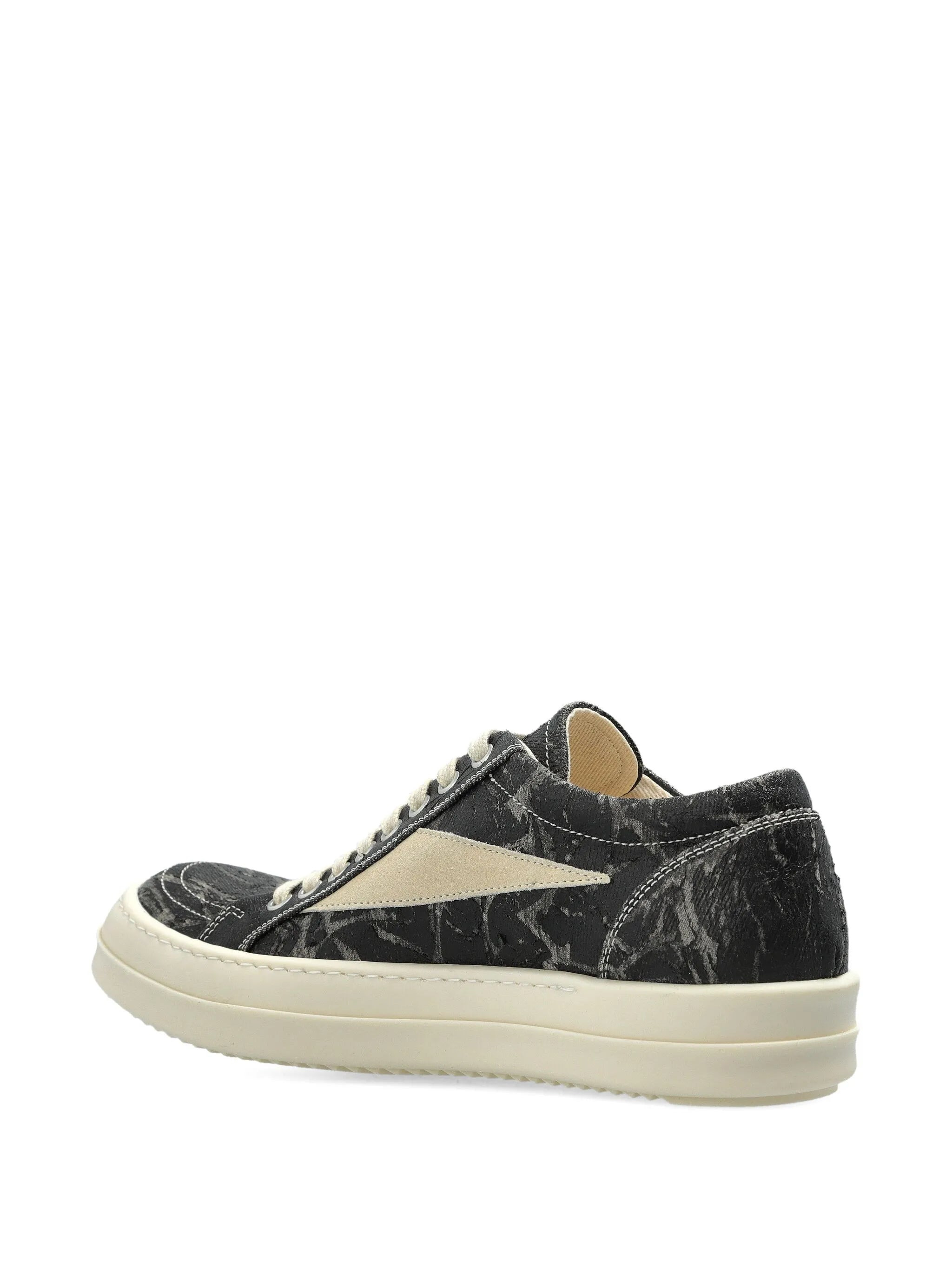 Rick Owens Drkshdw Vintage Sneaks Panelled Lace-up Sneakers - 4