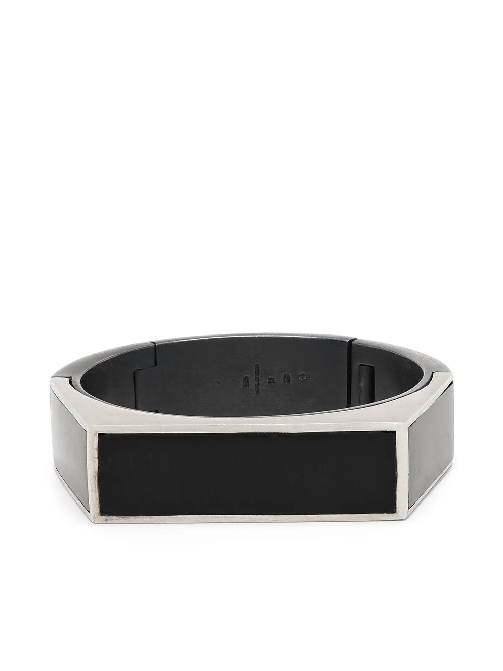oversized two-tone bracelet - 1