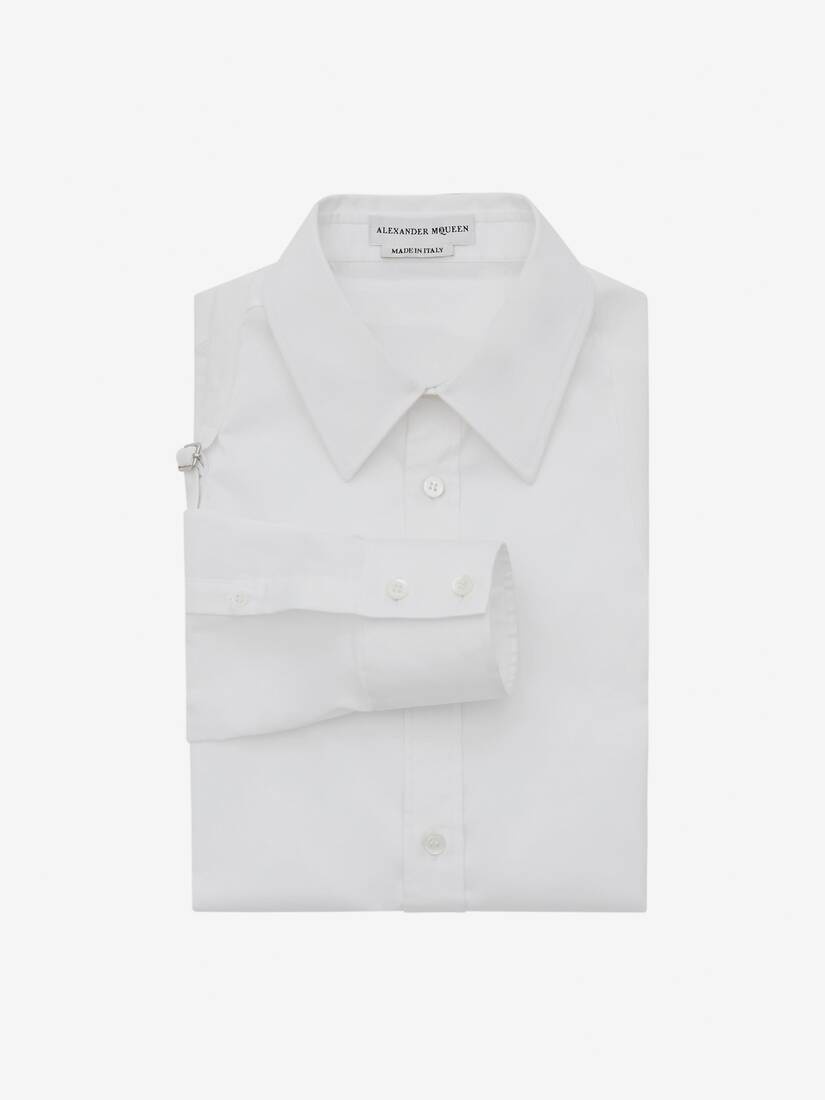 Men's Harness Shirt in White - 5
