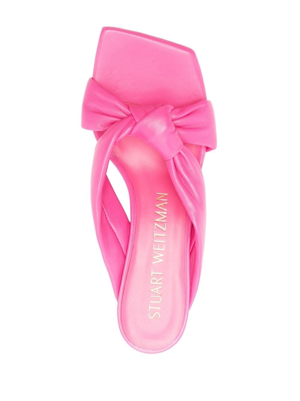 slip-on square-toe sandals - 4