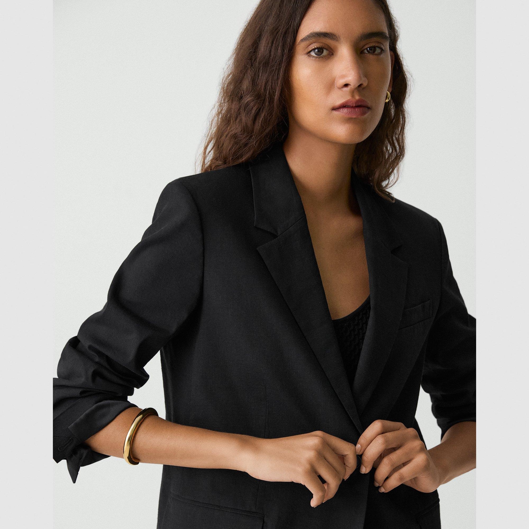 Relaxed Blazer in Good Linen - 5