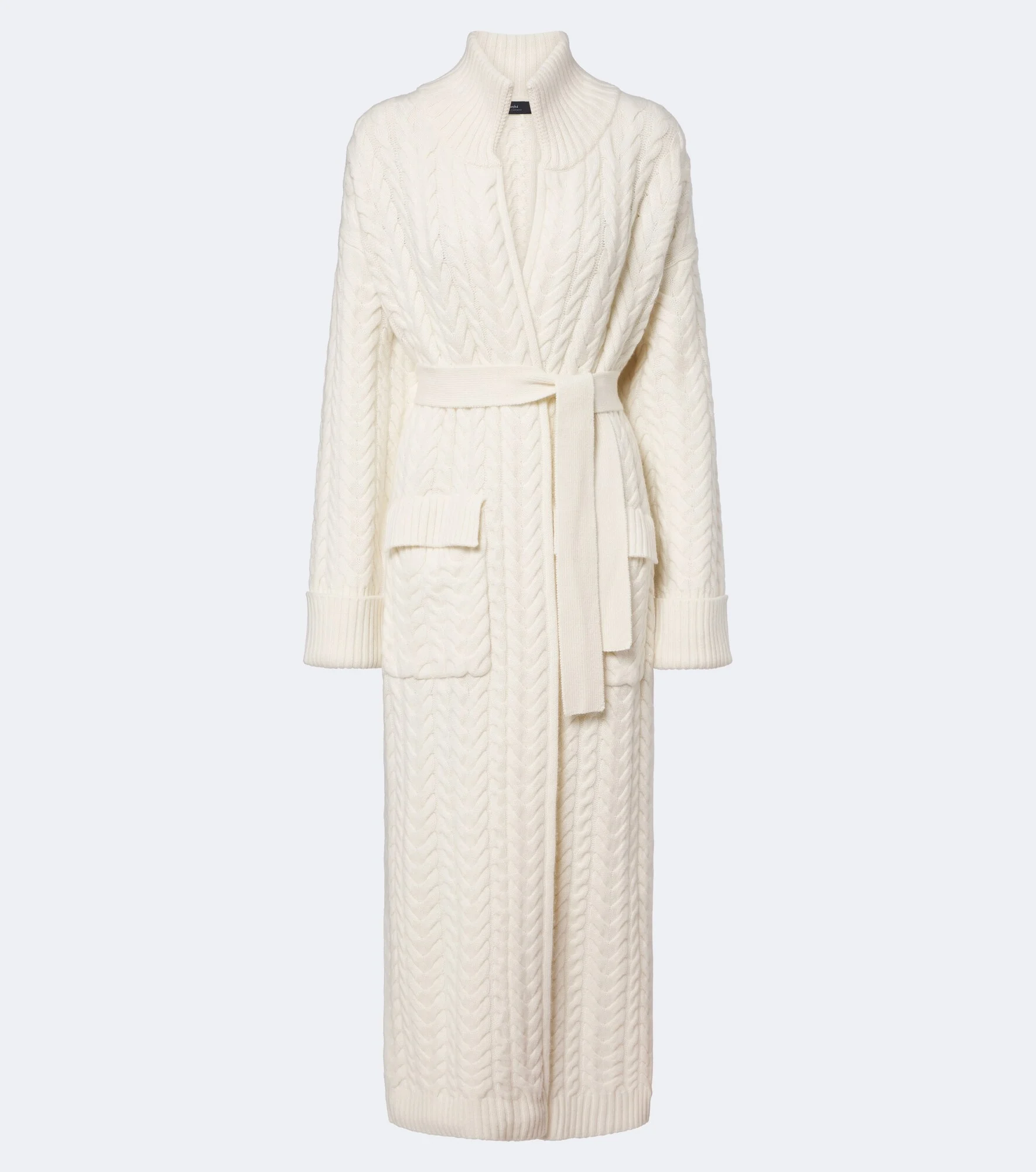 Bond Street cable-knit cashmere long cardigan - 1