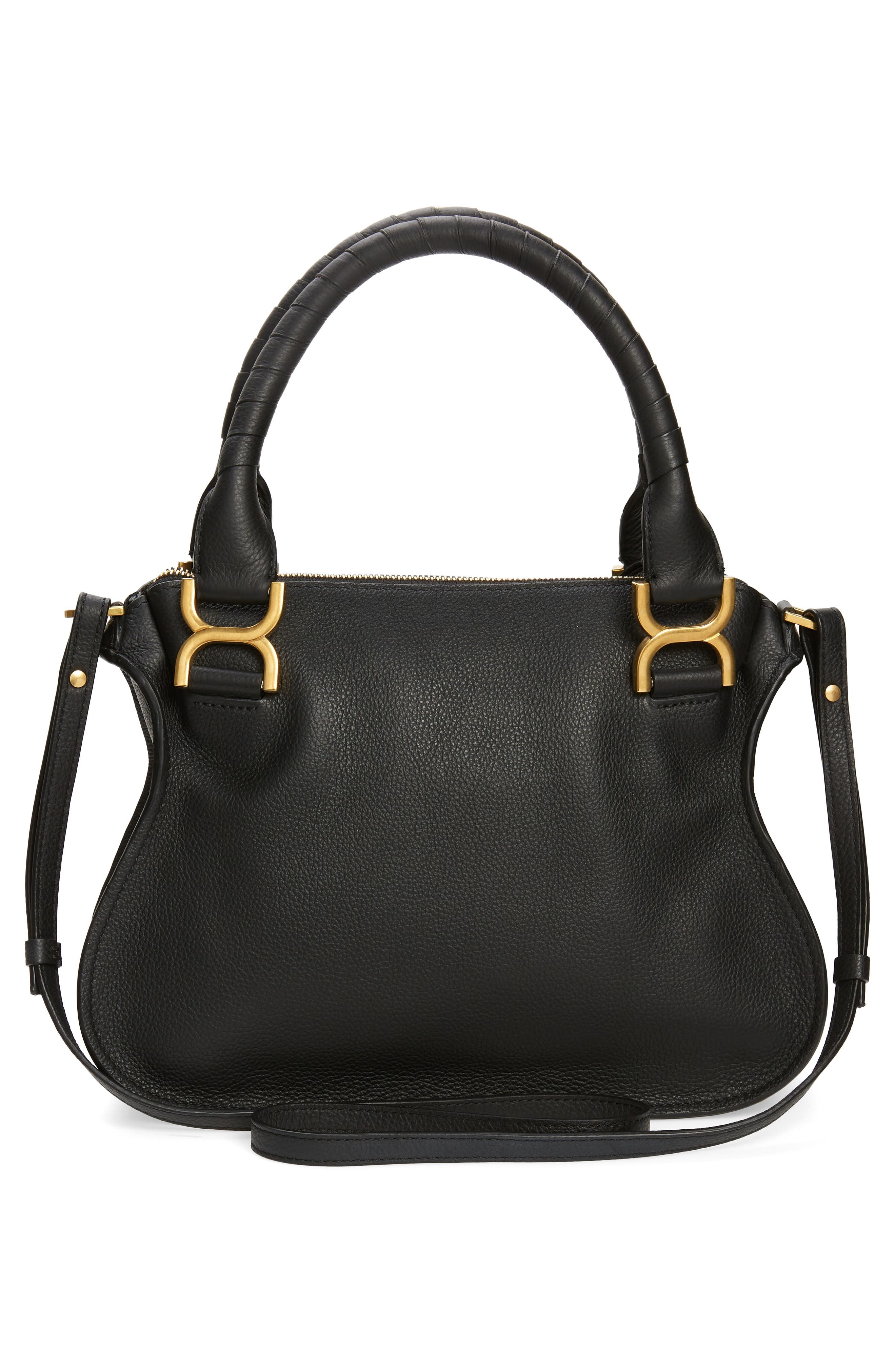 Small Marcie Leather Satchel - 4