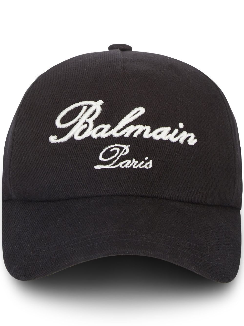 BALMAIN SIGNATURE COTTON CAP - 1