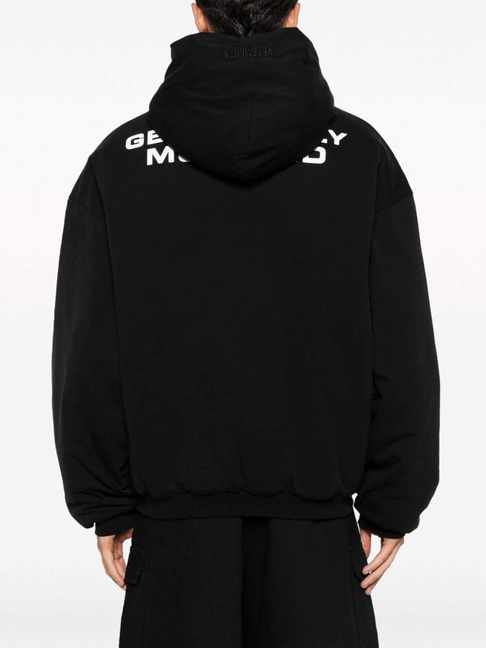 VETEMENTS Black Distressed Sweater