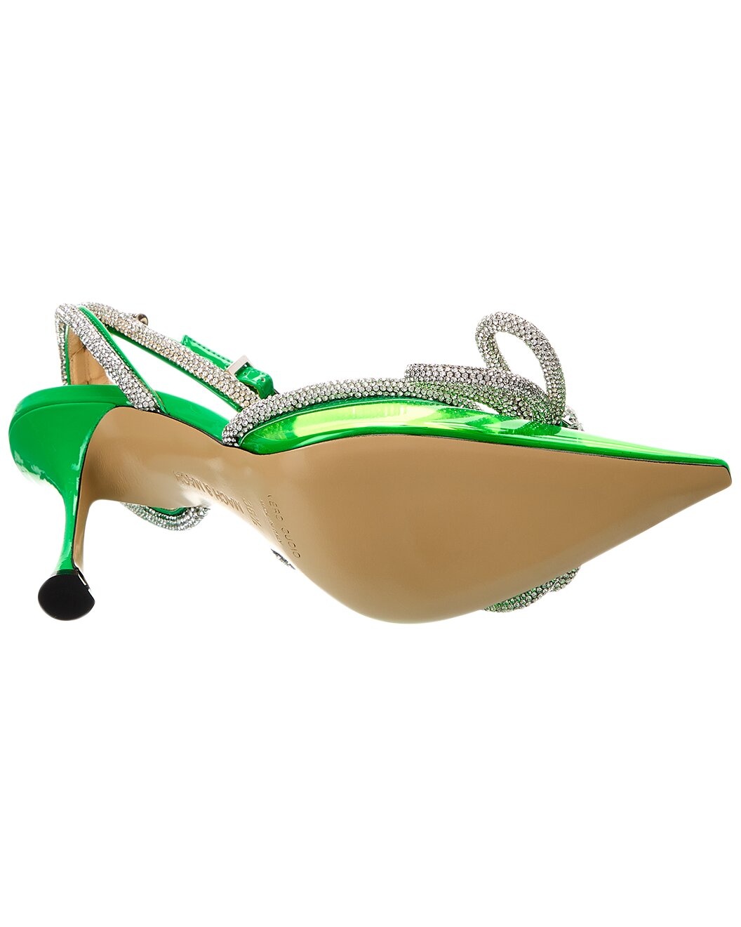 Mach & Mach Double Bow Vinyl & Leather Pump - 4