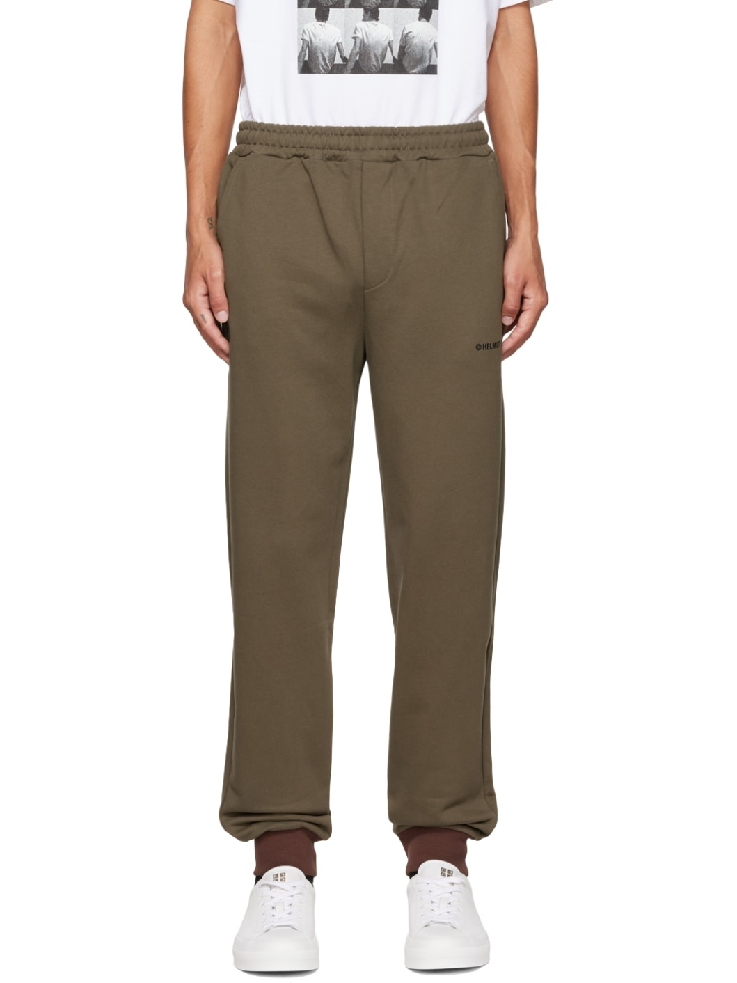 Khaki Combo Lounge Pants - 1