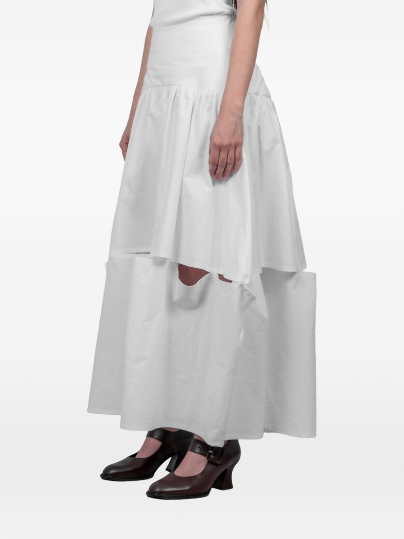 Séfr tiered cut-out skirt outlook