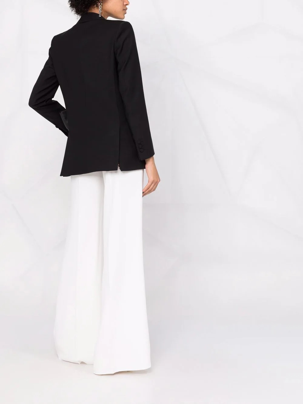 peaked lapel blazer - 4