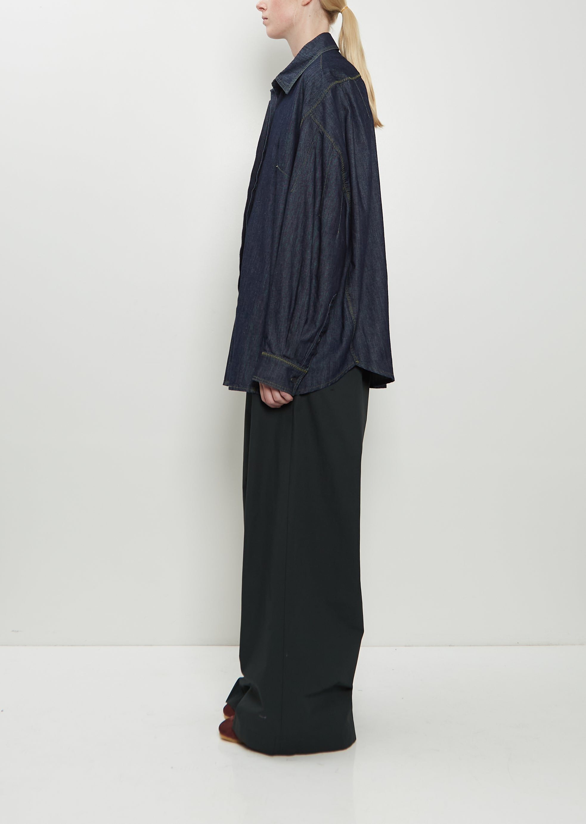Camis Bis Cotton Denim Shirt - 2