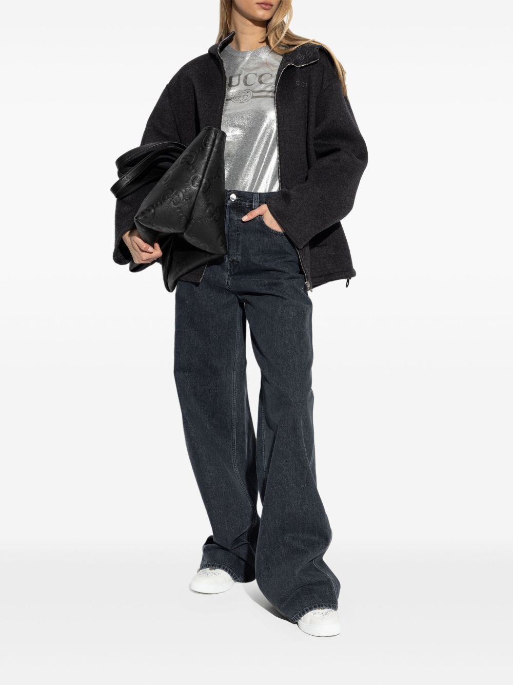 wide-leg jeans - 2
