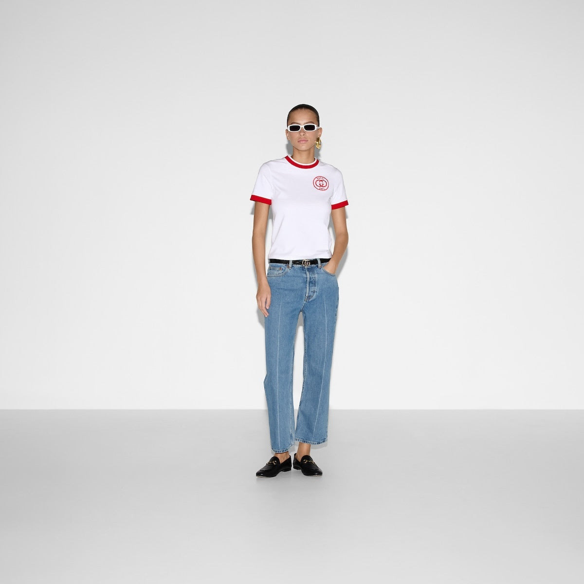 Gucci Interlocking G Cotton Jersey T-Shirt - 3